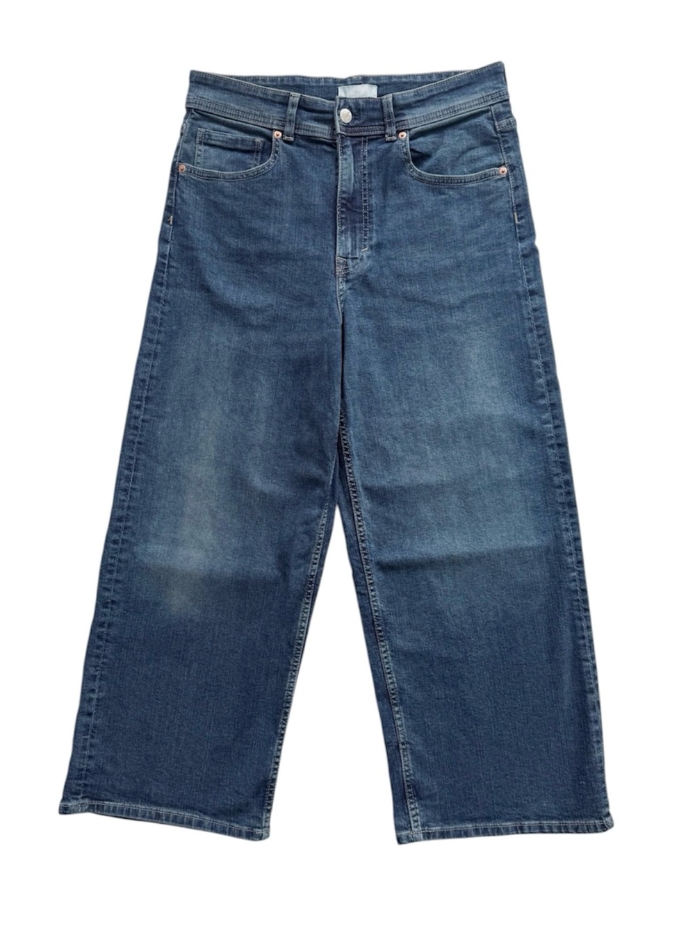 H&M High Rise Wide Legged Jeans size 10